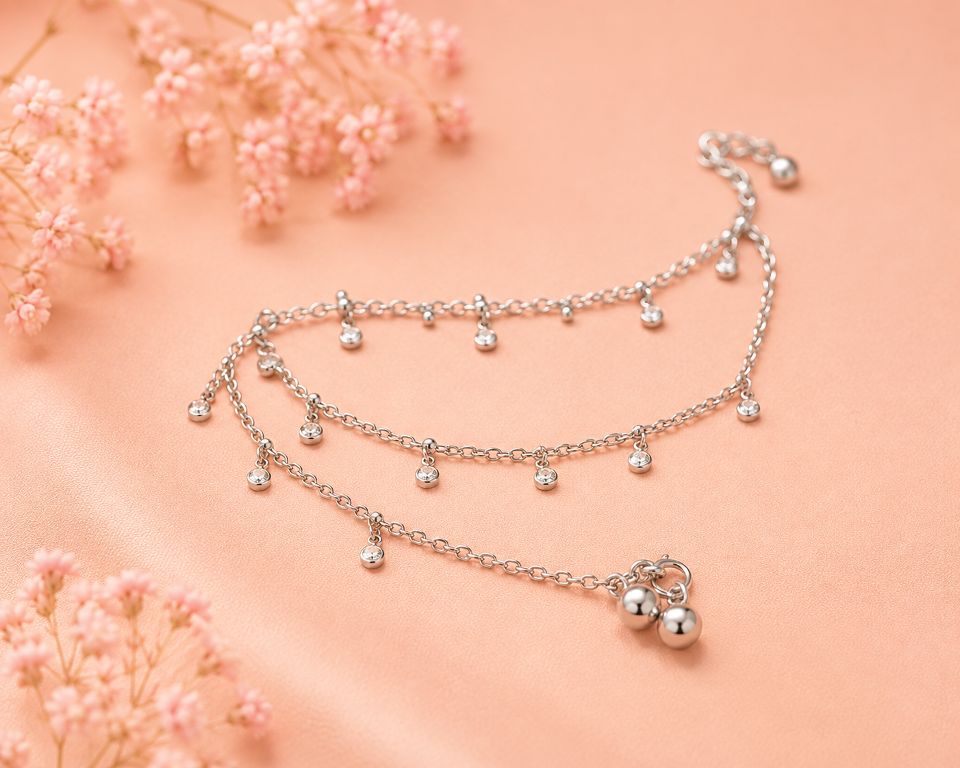 Silver Anklets